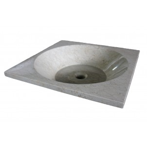 Beige Square Basin